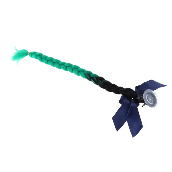 Royalways 1pc 60cm / 23.6 ''기관 자전차를위한 헬멧 머리 끈 자전거 헬멧 떠꺼머리 포니 테일, 5