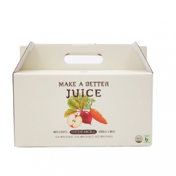 사과깡패 Make a better Juice ABC 주스, 90개, 100ml
