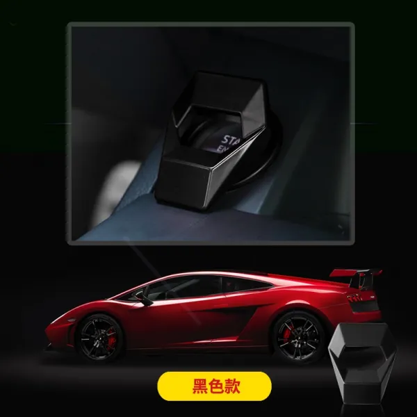 노른자(egg yolk) FLIGHTSHOW메탈엠블럼 대중 골프 6노 급템포달 GTI 샹쿠 R내부장식 시동 점착고무, 람보르기니 같은스타일 스타트버튼스티커