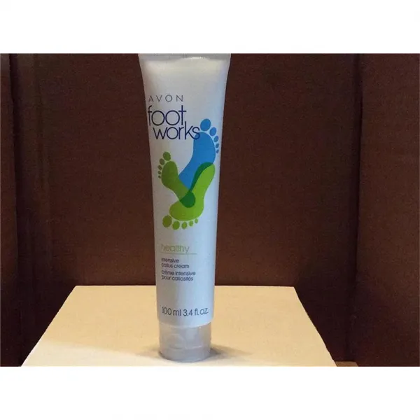 Avon 발 세공품 건강 집중 콜러스 크림 3.4온스 Foot Works Healthy Intensive Callus Cream 3.4 oz by, 단일상품