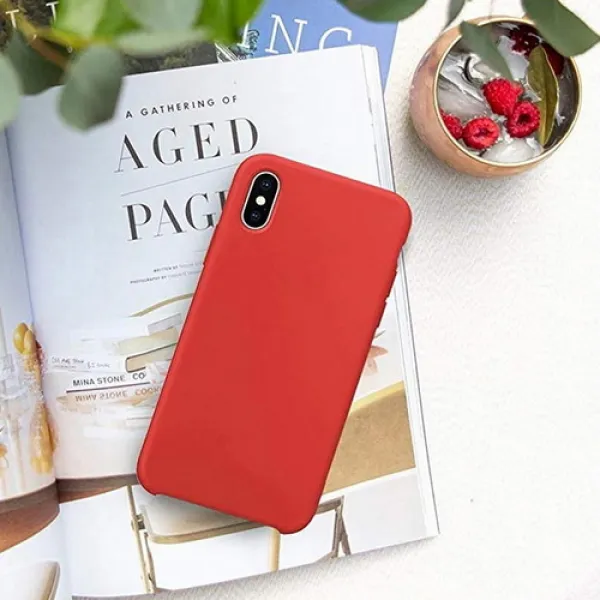 [바보사랑]아이폰XS MAX 첼시 소프트 실리콘 크림 SF젤리 케이스