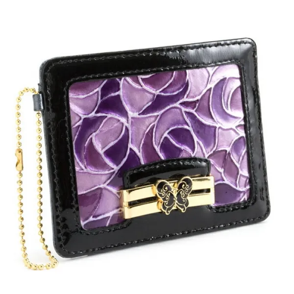안나수이 패스 케이스 정기권 케이스 색 계열× 검은 ANNA SUI 305594-90레이디스 부인