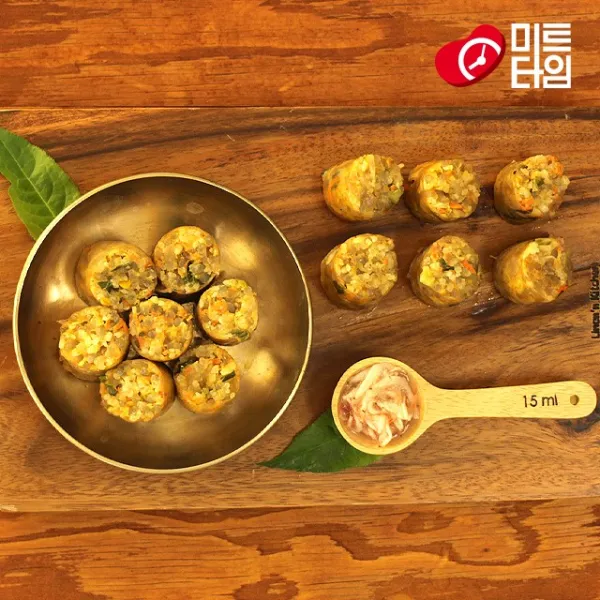 미트타임 명가 고기야채 백순대 500g 2kg 5월 한달간 순대사면 오소리감투1개+염통1개 1팩+염통1개