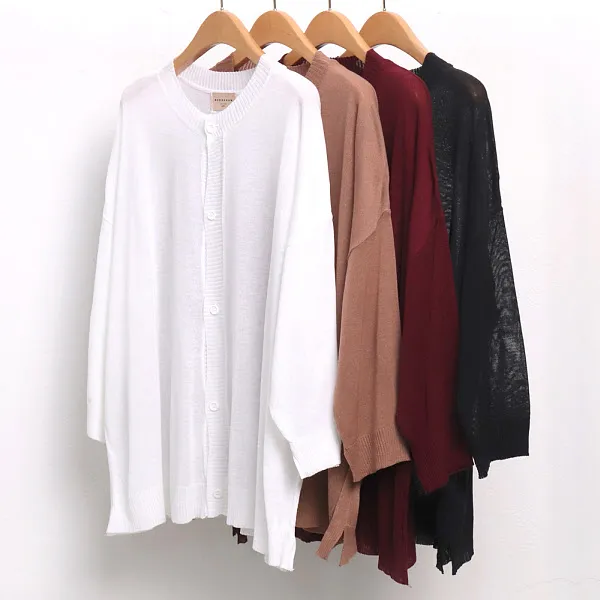 강물처럼 강물처럼 빅사이즈 6315l908 7부 라운드 가디건 Rm 2780972 