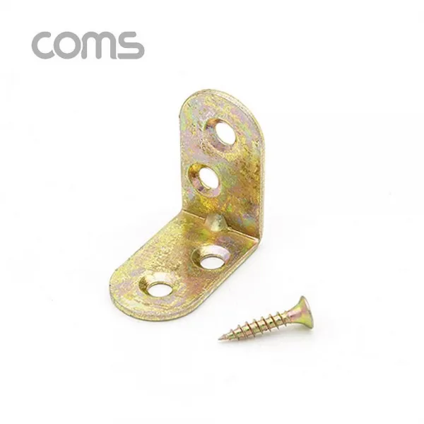 레브 Coms 꺾쇠 30mm 4pcs 직각 모서리 장석 코너철 경첩 꺽쇠