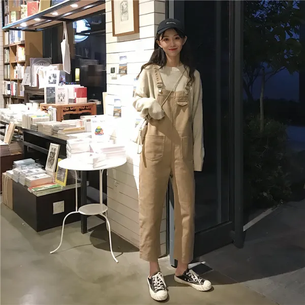 머머다 멜빵바지 루즈핏 데님 청 점프수트 빅사이즈 여성05 Cbn05 586035987846_5jji