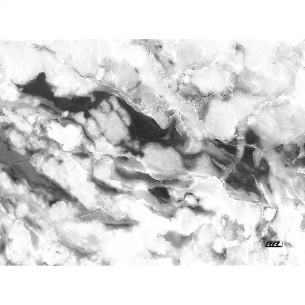 Rogue River Tactical 도마 현대 장식 선물 추상 물결 모양의 명암 디자인을 화이트 블랙의 연기 패턴 질 상세페이지참조