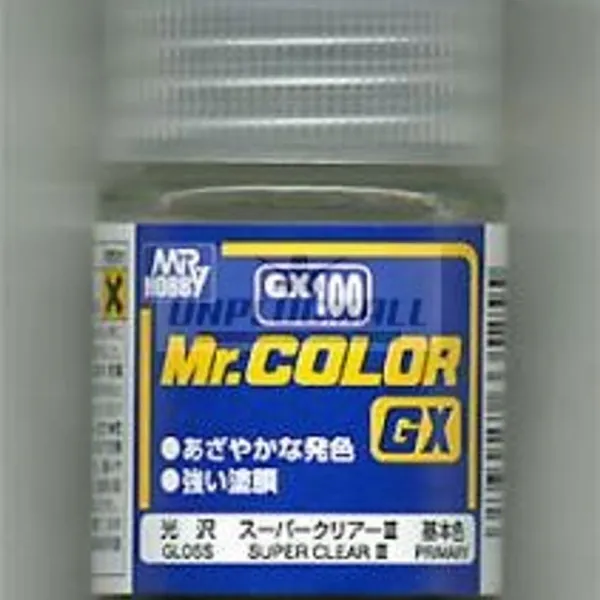 보물마켓[쪈쪈](MR.COLOR_GX100) SUPER CLEAR3 (4973028335255) MG급건프라 간담프라모델 건담MG 프라모델 건담모형제품상담_문자, 단일_찐