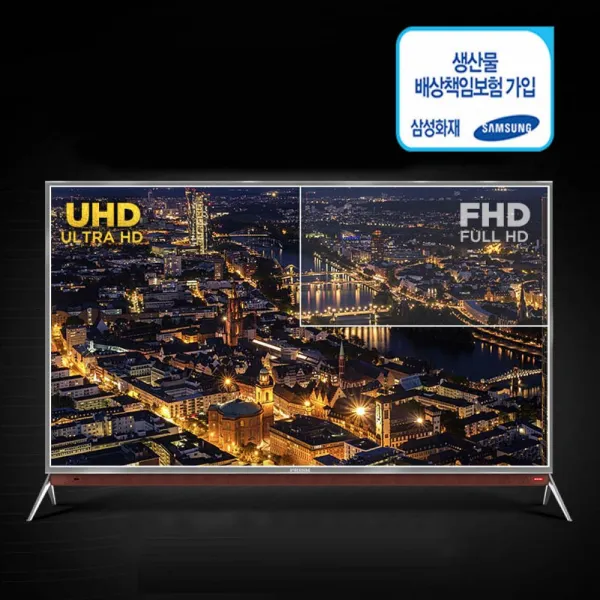 알렉스샵 슬림 4k Uhd 벽걸이 스마트 거실tv 65인치 스탠드설치