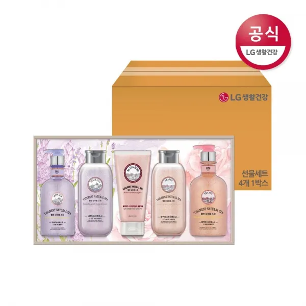  신세계tv쇼핑 Lg생활건강 명절 선물세트 유러피안 스파 프리미엄 세트 4개 1박스