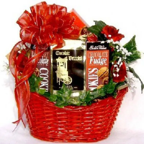 Chocolate Madness Chocolate Lover Gift Basket Loaded With 초콜렛 광증 초콜렛 애인 선물 바구니는 모든 것을 초콜렛과 함께 넣었습, 1