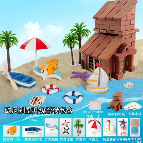 Mar.23 109번 집짓기 미니 벽돌 Diy블록 모형 장난감 벽돌 시멘트 조립 미니어처 수작업z 오 풍 별채 승급 세트