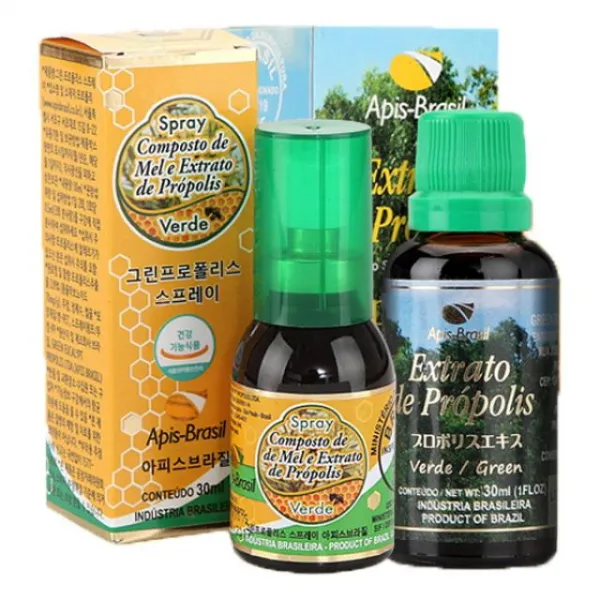 그린 프로폴리스 브라질산 액상+허니스프레이 30ml 각1병