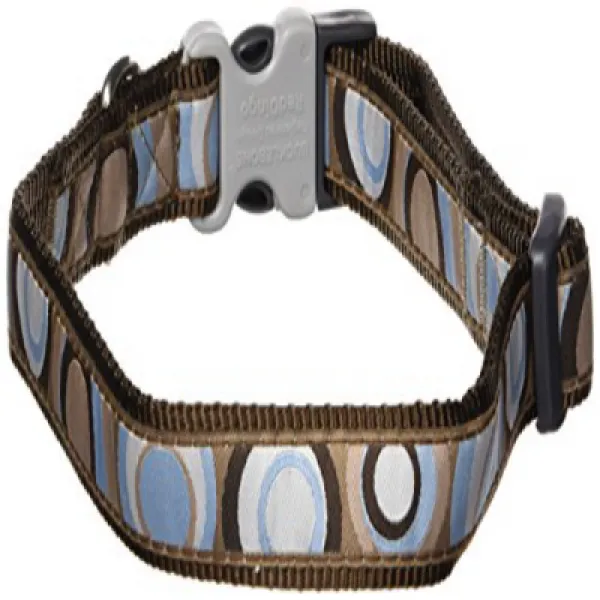 Red Dingo Designer Dog Collar Large Circadelic Brown 레드 딩고 디자이너 개 목걸이 크고 시달 리다 브라운, nullSET