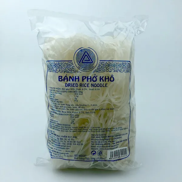 아시아푸드 BANH PHO KHO DRIED RICE NOODLE 반포코 쌀국수, 1개, 500g