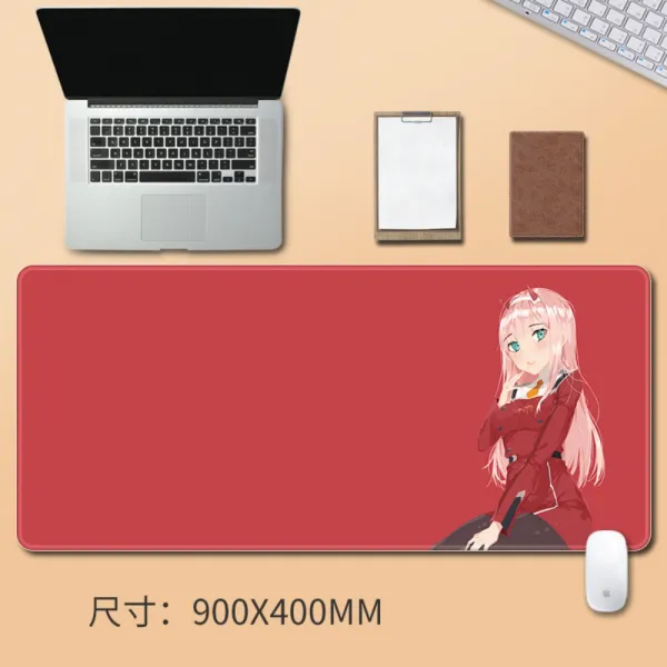 제로투 캐릭터 마우스 장패드 테이블 매트 키보드 패드, BB + 900x400mm + 4mm