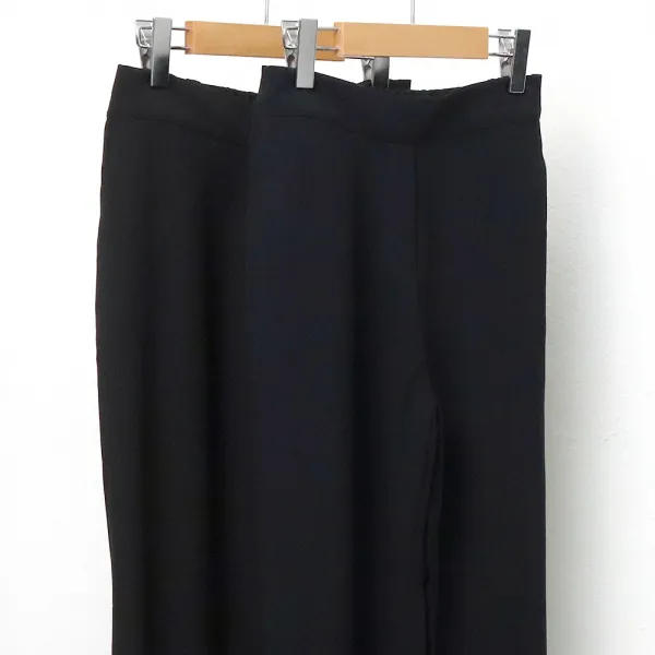 데일리 베이직 트임 슬랙스 19d905d 빅사이즈 여성