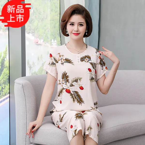 여자모시메리 잠옷 여자모달 신크노일 세트포장