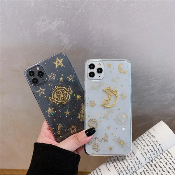 오피셜유니(Officialuni) 점적성 달 뱃지 사과폰 11PROMAX 핸드폰케이스 IPHONEXXS 여성 남자