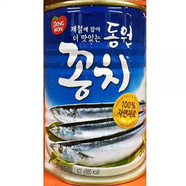 윤성커뮤니케이션 식재료 동원 꽁치캔 400g 꽁치 통조림
