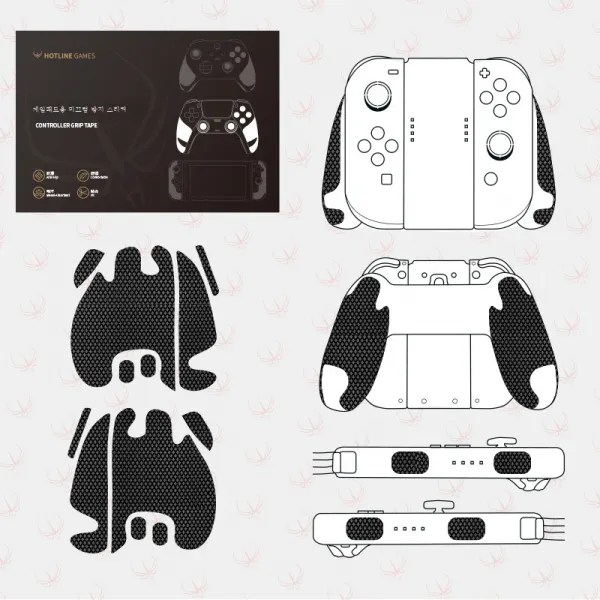 적용하다PS5 적용하다PS4 스위치 XBOX 핸들 커버 논슬립 스티커 액세서리 땀 흡수 스티커, 스위치 조이 콘 그립