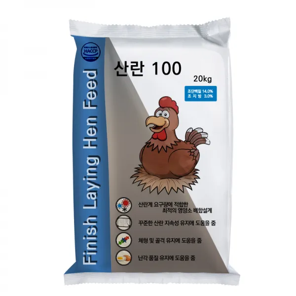 토종 시골닭 대주사료 산란100 20Kg 산란계말기사료 병아리 닭사료 닭모이