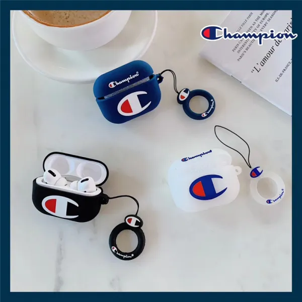 크리에이티브 구미파 우승자 에어포즈 케이스 3세대 애플 이어 에어포즈12 소프트, 12블랙 챔피언 이어폰 커버 반지