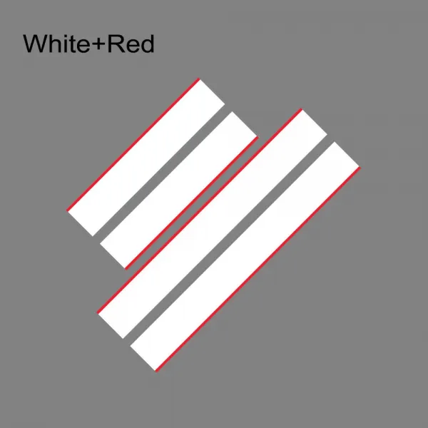 포드 수송을위한 4 개/몫 차 두건 뒷문 스티커 연결 조정 부속품 Camper 밴 자동, 04 White Red