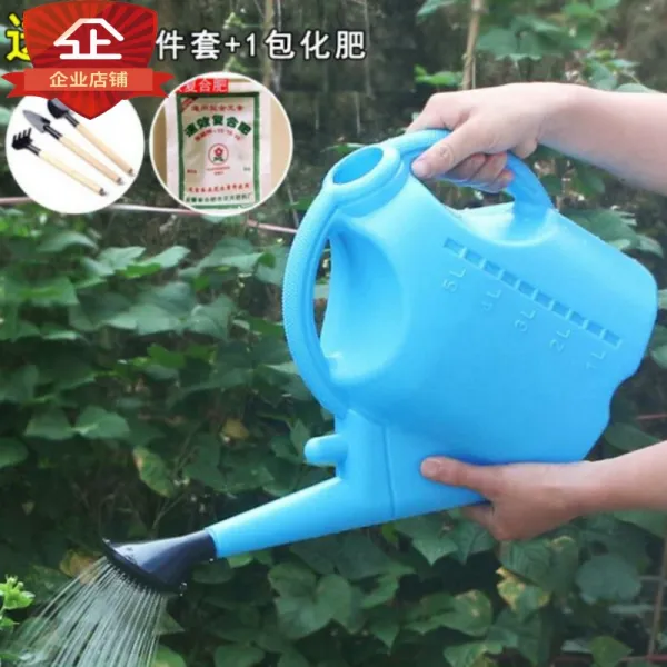 물조리개 분무기 붓다 가정용 대형 L농사짓다 베란다 꽃주전자 녹색 식물 원예 두꺼운 손잡이 세척 재채기로 괴로운 뾰족한입, 10L 그린 일손을 보내다 구 비료