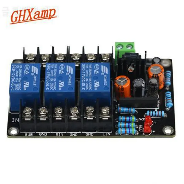 Ghxamp UPC1237 2.1 서브 우퍼 스피커 보호 보드 2.1 채널 고전력 전원 켜, 상세내용참조