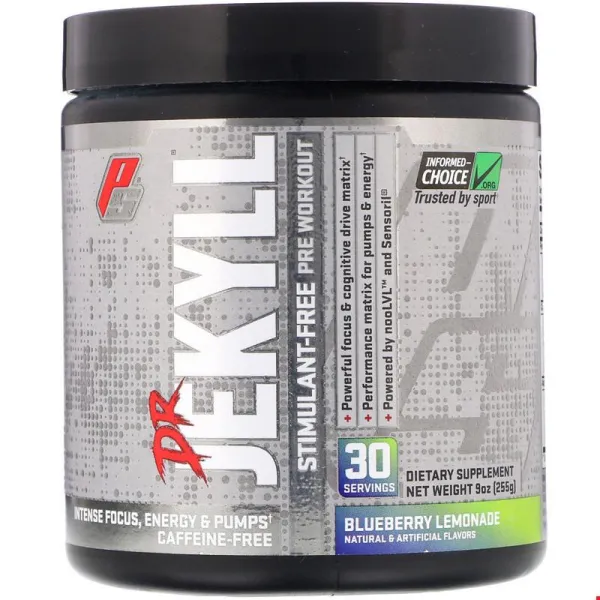 프로섭스 닥터 지킬 자극성 무첨가 준비운동 블루 베리 레몬 에이드 7.9 oz (255 g), 단일상품, 1