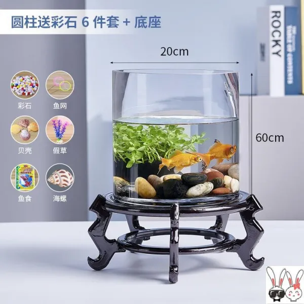 수초바닥재 어항 밑부분 밑바닥을 깔고 경치를 구경하다 돌 천연 모래와 밑모래 조경 두꺼운 판자 진열 2582705476