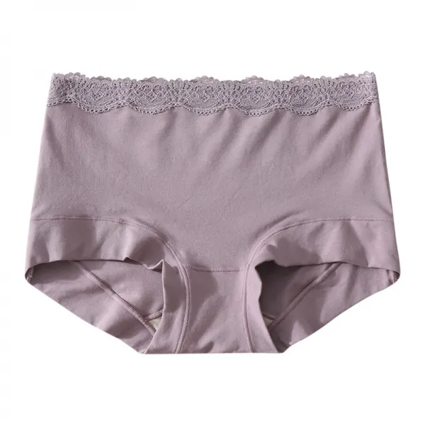 여성 순면 코튼 항균 밑구멍 헴라인 심플 미디웨스트 빅사이즈 힙랩 소프트 뚱뚱한 소녀 이지 삼각팬티