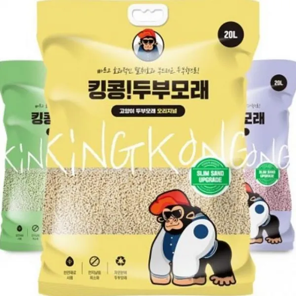 노멜마켓 고양이모래 고양이화장실 두부모래 라벤더 고양이 모래 두부