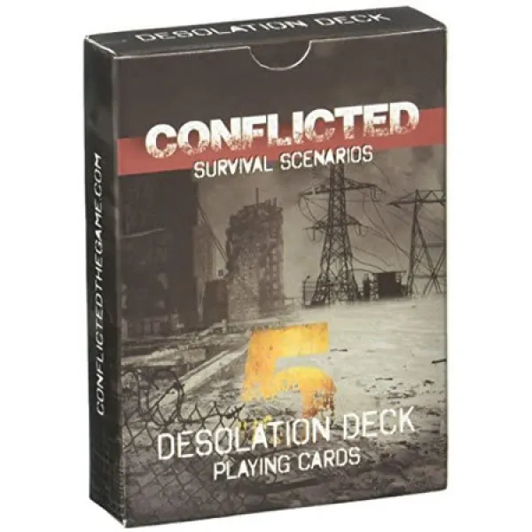 Conflicted: The Survival Card Game 충돌: 서바이벌 카드 게임 데크 5 - 황폐 데크 PROD390005581, One Color