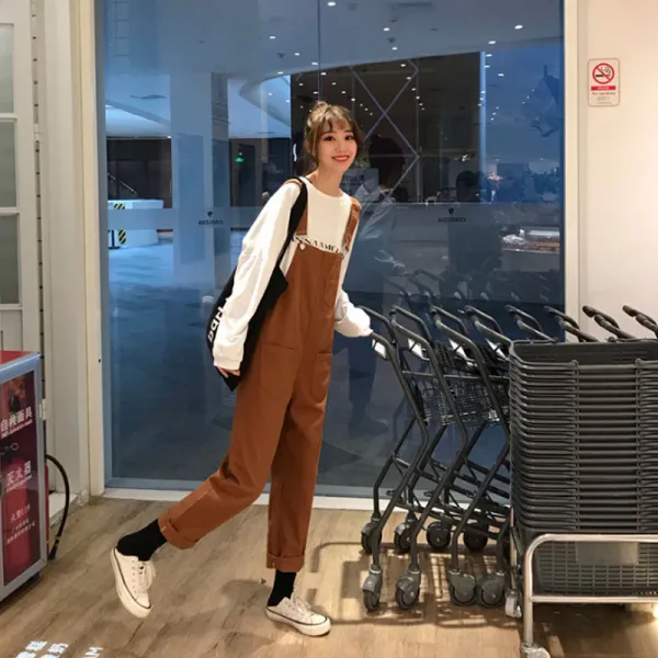 머머다 멜빵바지 루즈핏 데님 청 점프수트 빅사이즈 여성07 Cbn07 587501495899_cwzz