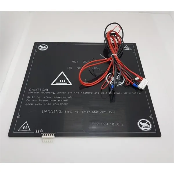 [3D 프린터 한올기술] [3D 프린터 한올기술] 알루미늄 히팅베드 BedMK33003003mm/12V 결선대형베드, 결선/12V-300