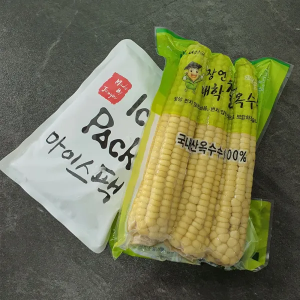 안녕이네 괴산 대학 찰옥수수(냉동) 찐 장연 충북, 1박스, 21개입