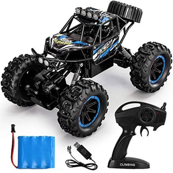 ayyj rc 자동차 원격 제어 트럭 경쟁 중계차 지형 오프로드 1 : 144wd 2.4ghz rc 카 레이싱 락 크롤러 오, .