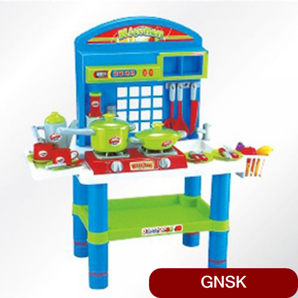 사각 주방놀이 블루 역할놀이 부엌놀이 교구 학습교구 학습준비물 역할놀이교구 서적 교육 Qbqe