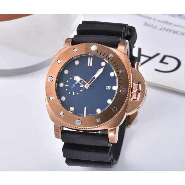 남성 기계식 시계 자동 럭셔리 톱 브랜드 패션 방수 로즈 골드