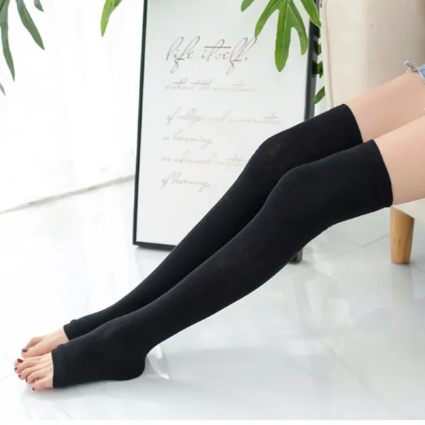 가죽쟁이 스타킵 요가 라틴댄스 커버 무릎 보호대 버그가드 풀패딩 노 한족 에어컨 방 따뜻한양말 레쉬 얇은 여름, 균일