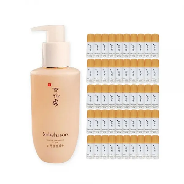 설화수 순행클렌징폼200ml+자음유액 5ml 50개, 1세트