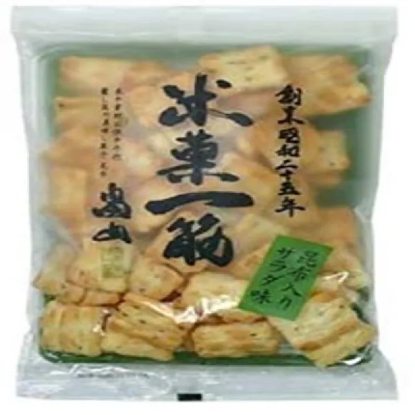 畠山製菓 米菓一筋昆布サラダ 80g×12袋 하 타케 야마 제과 쌀 과자 외곬 다시마 샐러드 80g × 12 봉지, 1