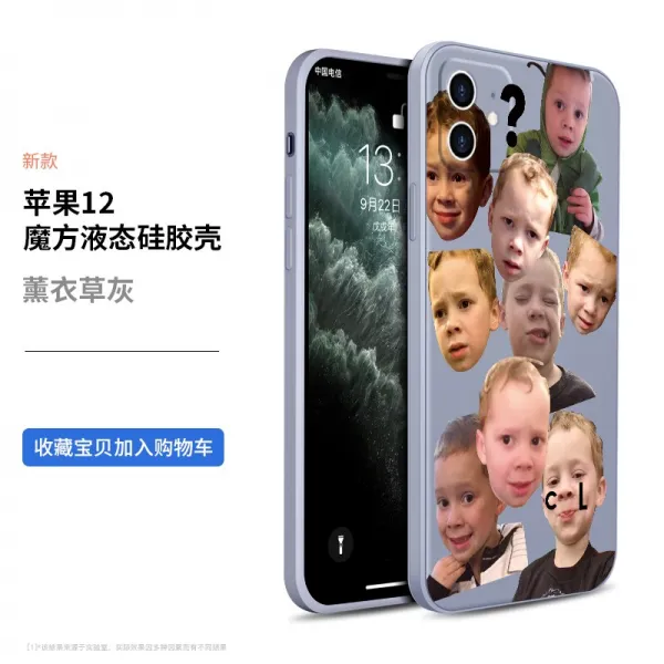 사과폰 풀팩토리 렌즈 IPHONE12PROMAX 보호케이스 액상 충격흡수 실리콘 부드러운케이스 미니 개성 독창적 인싸템 외
