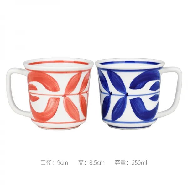 규성 도자기찻잔 수입 1 성도원 커풀 컵 다기, 회 뙈기 꽃량적 청