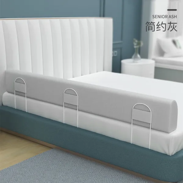 아이방 아기 침대 울타리 안전 가드 낙상방지 E.심플 그레이 2.0m + 1매입