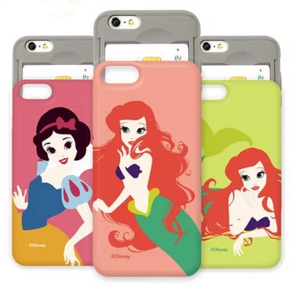 디즈니 프린세스 슬라이드 스마트폰 카드범퍼케이스