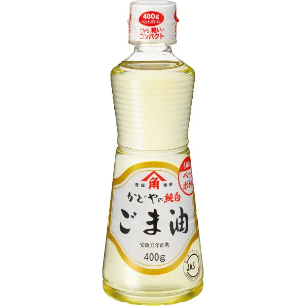 かどや 純白ごま油 400g 카 도야 순백 참기름 400g, 1
