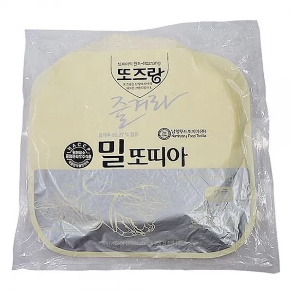 또즈랑 밀또띠아 12호 1200g 2개 냉동식품 간편식품 만두 케밥 또띠아 kqnp, 1개